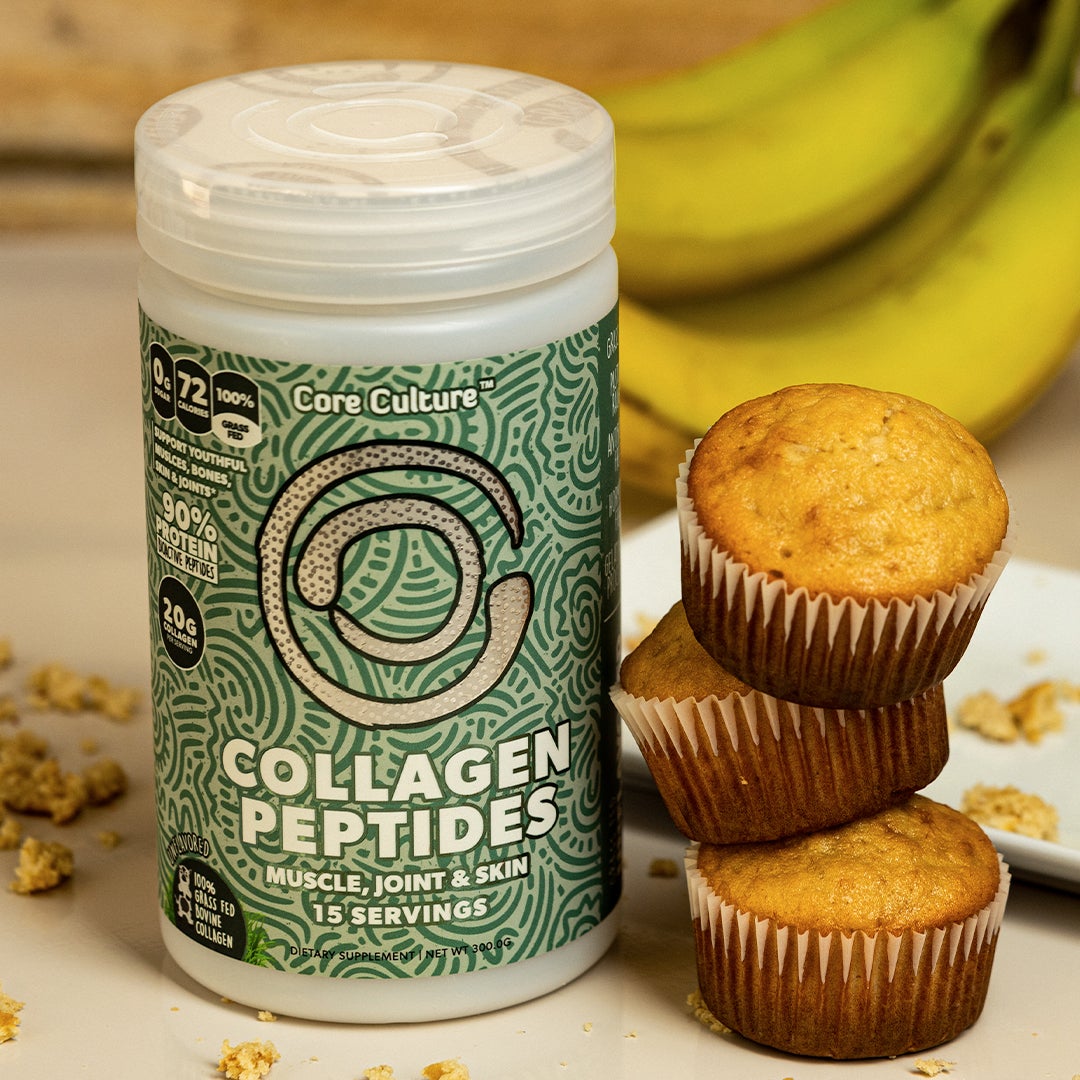 Collagen Banana Muffins | Core Culture