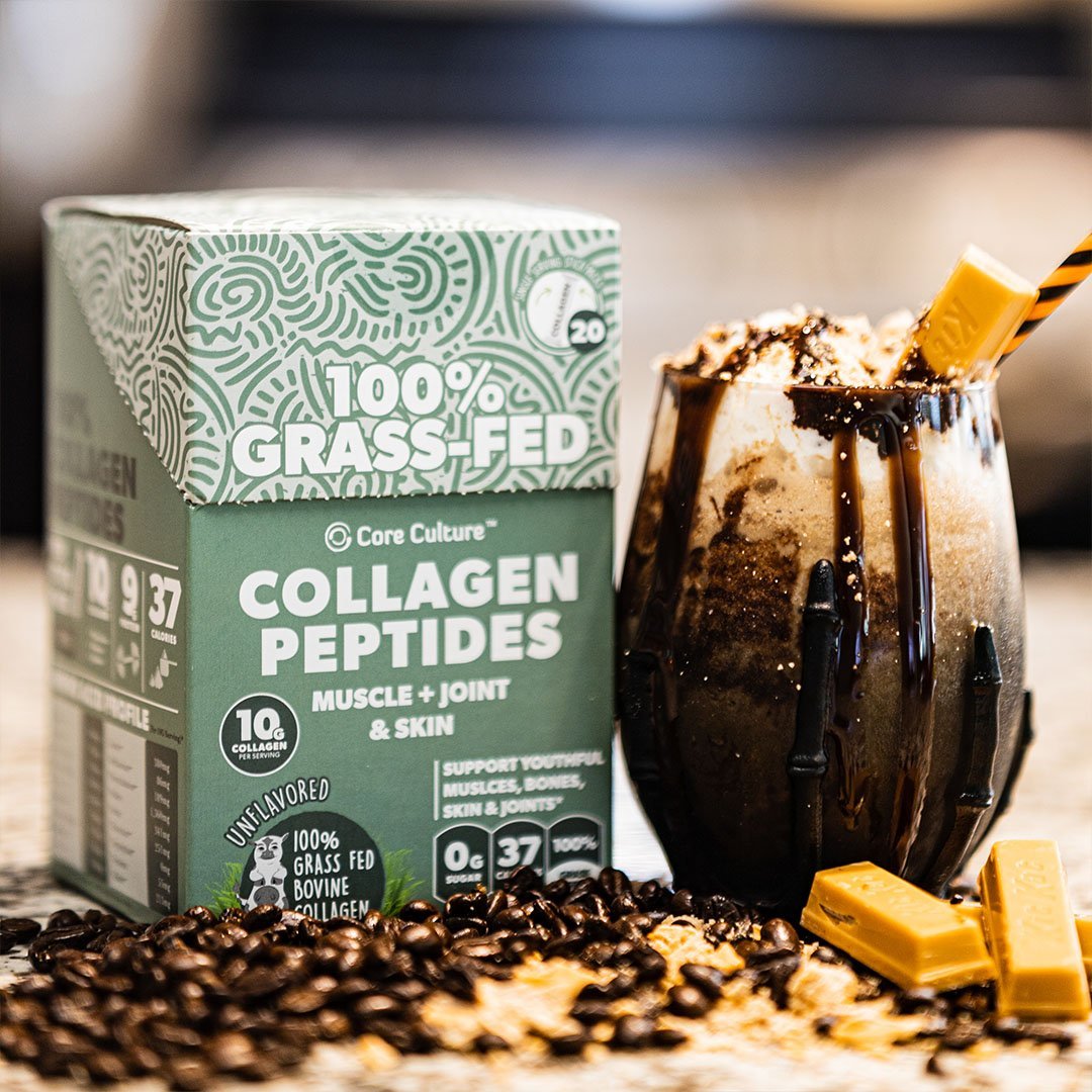 Collagen Powered Pumpkin Spice Candy Frozen Mocha – Core Culture Enterprises LLC