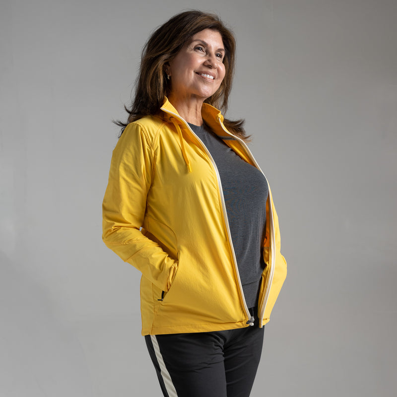 Load image into Gallery viewer, Women's Woven Hooded Rain Jacket