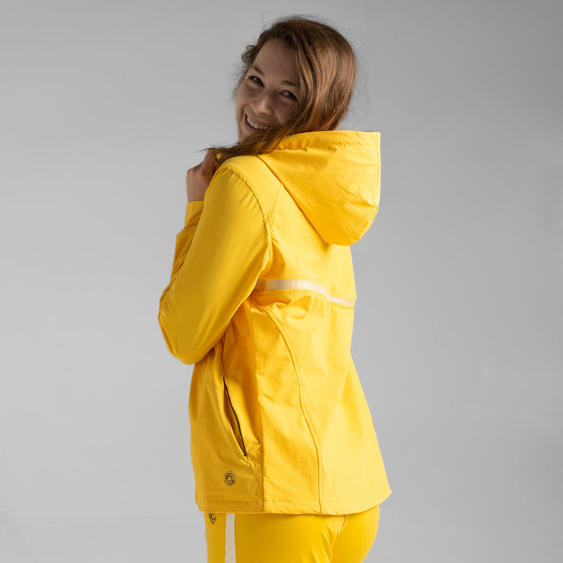 Load image into Gallery viewer, Women's Woven Hooded Rain Jacket