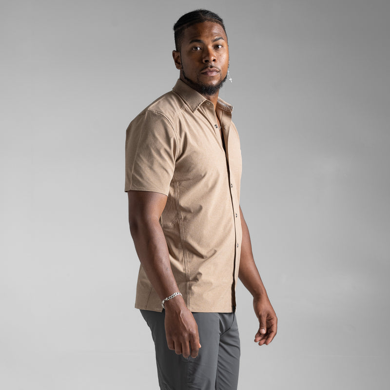 Load image into Gallery viewer, Men's Short Sleeve Button Up