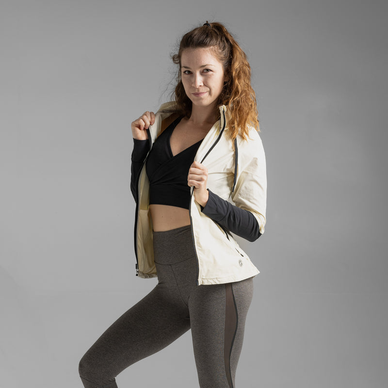 Load image into Gallery viewer, Women's Woven Hooded Rain Jacket