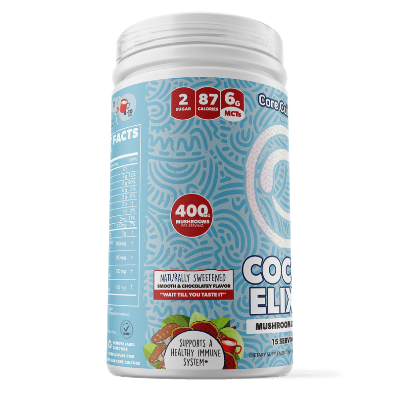 Load image into Gallery viewer, Cocoa Elixir - Mushroom & Cacao Hot Chocolate 15 Serving - Core Culture Enterprises LLC