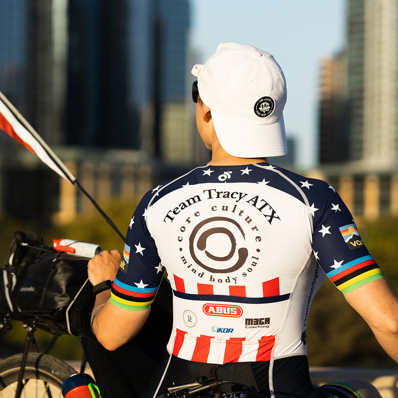 Load image into Gallery viewer, Lotus Seal Patch White Dad Hat