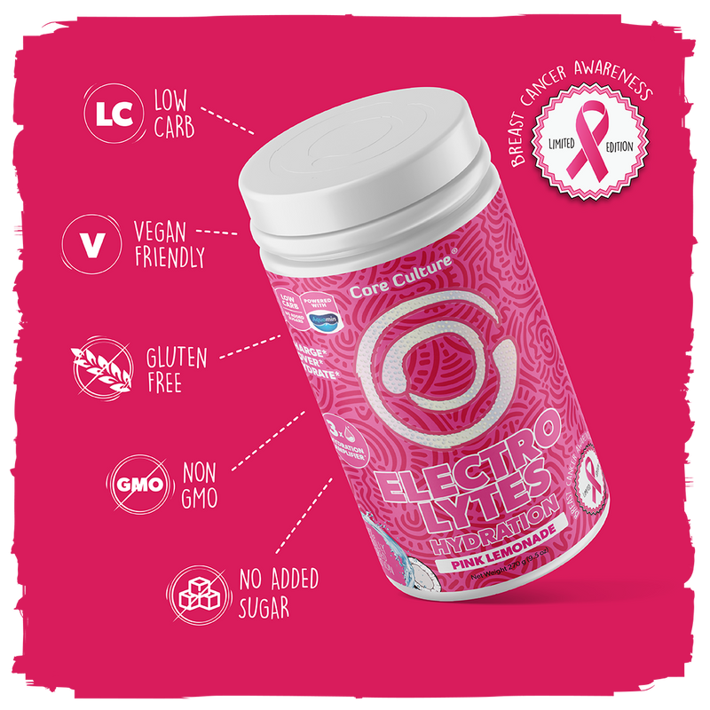 Load image into Gallery viewer, Pink Lemonade - Electrolytes Supplement - Breast Cancer Awareness Edition
