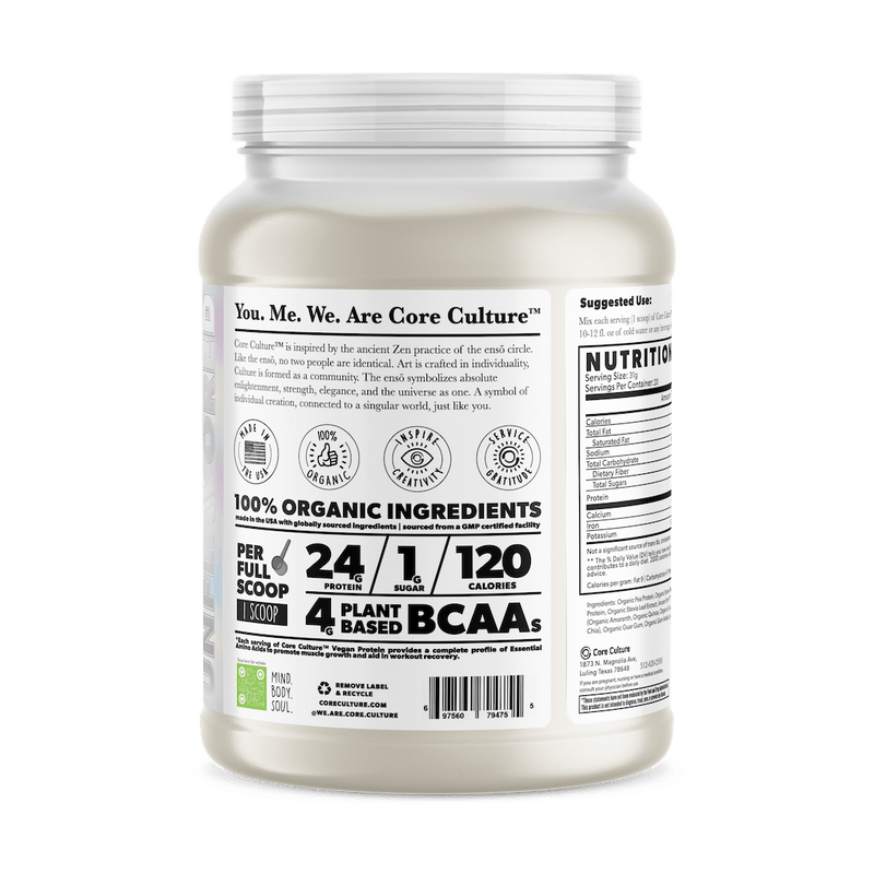 Load image into Gallery viewer, Plant Protein - 100% Organic Protein - 20 Servings - Core Culture Enterprises LLC