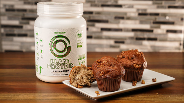 Vegan Protein Banana Muffins