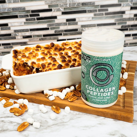 Collagen Powered Sweet Potato Casserole | Core Culture Enterprises LLC