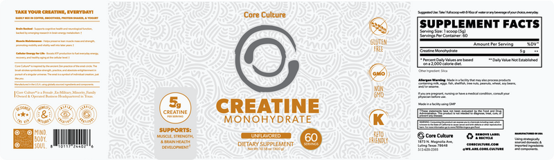 Load image into Gallery viewer, Creatine Monohydrate  - 60 Servings
