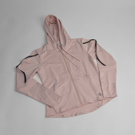 Women's Zip-Up Fitted Jogging Hoodie