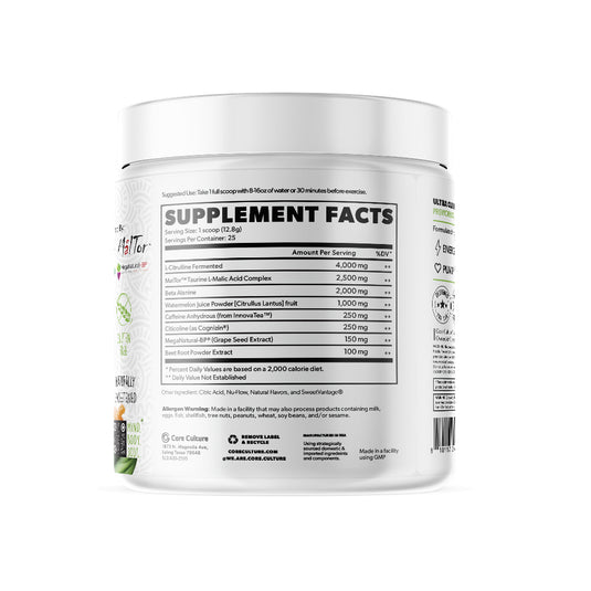 Clean Pre | Training Intensifier