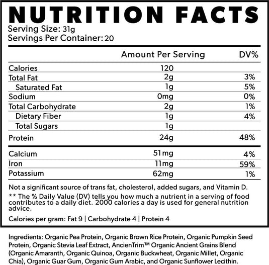 Plant Protein - 100% Organic