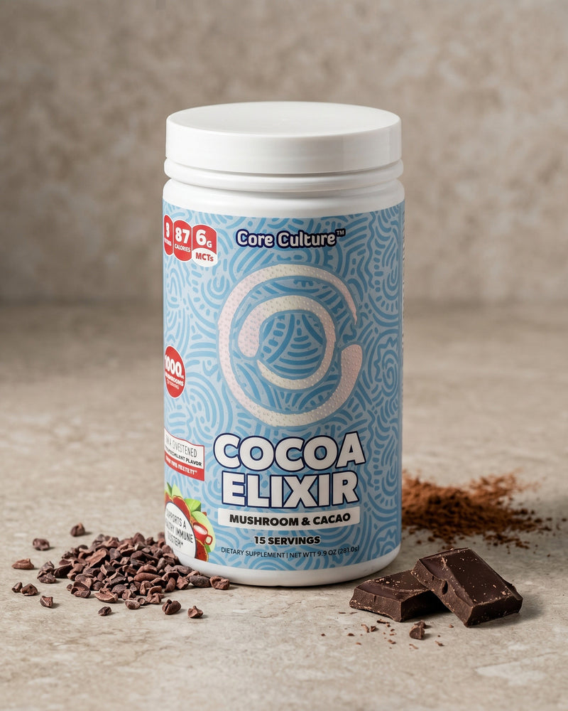 Load image into Gallery viewer, Mushroom &amp; Cacao Hot Chocolate Elixir
