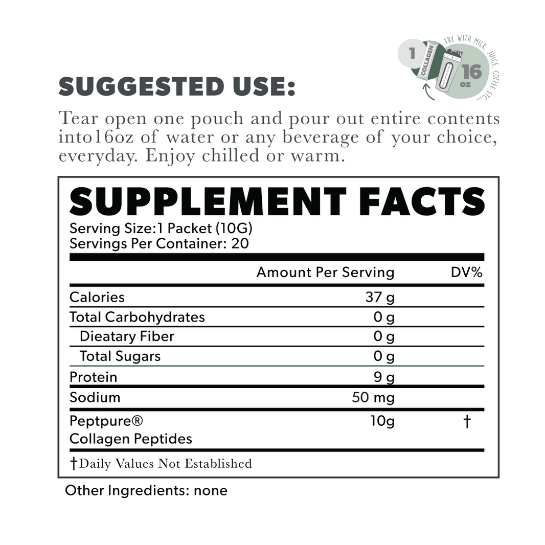 Core Culture Grass-Fed Collagen Stick Packs