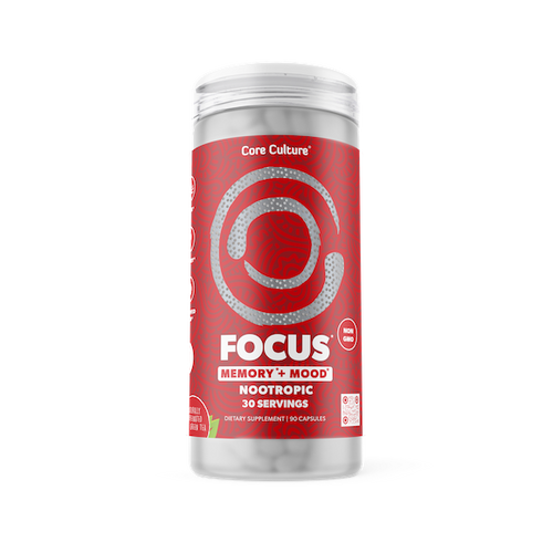 Core Culture Focus - Focus, Mood, & Memory Support - 90 Capsule - Core Culture Enterprises LLC