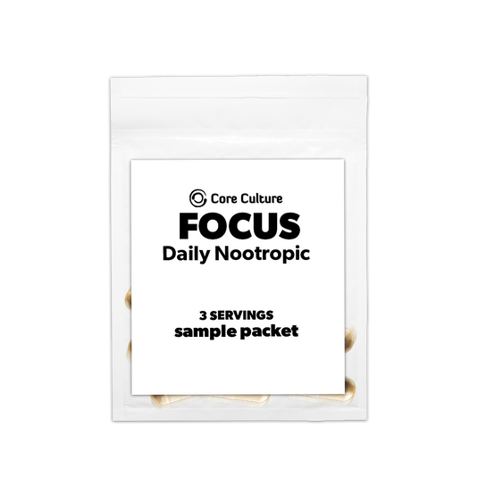 Core Culture Focus - Focus, Mood, & Memory Support - 90 Capsule - Core Culture Enterprises LLC