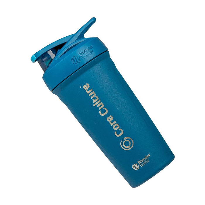 Premium Insulated Lid-Lock Metal Shaker